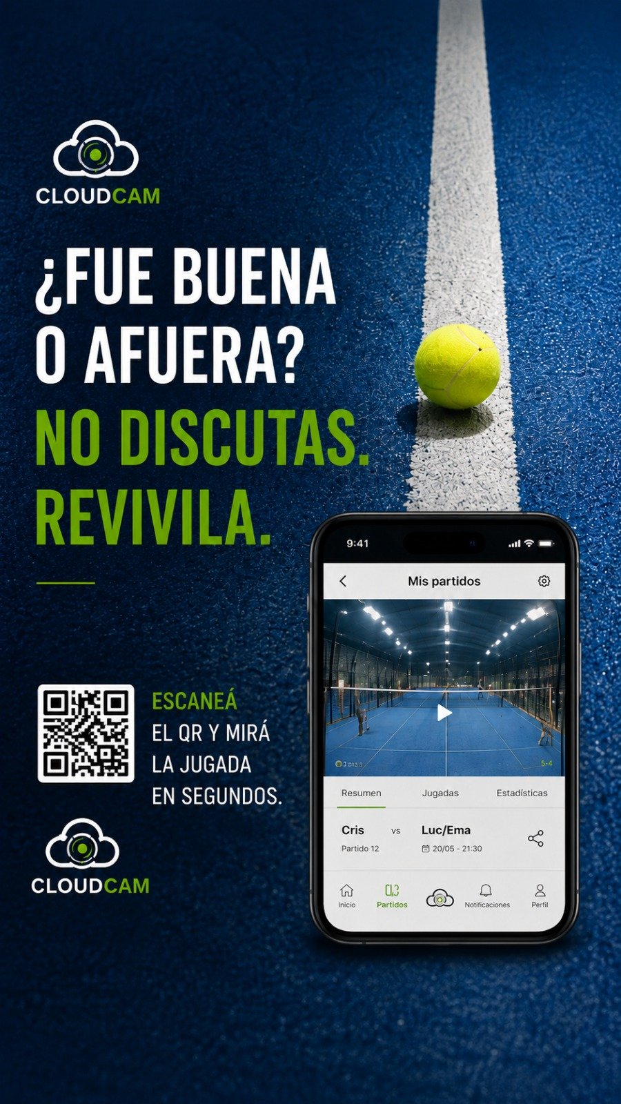 CloudCam para complejos deportivos